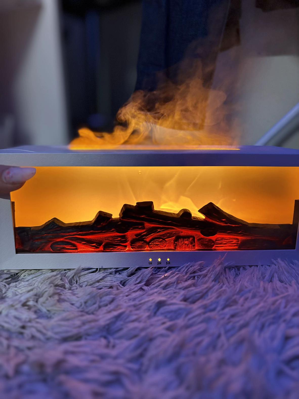 CloudBooms' Colorful Flame Humidifier & Oil Diffuser